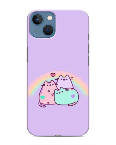 Чехол для iPhone 13 Mini с картинкой «Радужные Пушины» Чехол для iPhone 13 Mini с картинкой «Радужные Пушины»