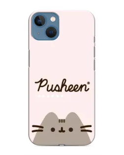 Чехол для iPhone 13 Mini с картинкой «Pusheen логотип»