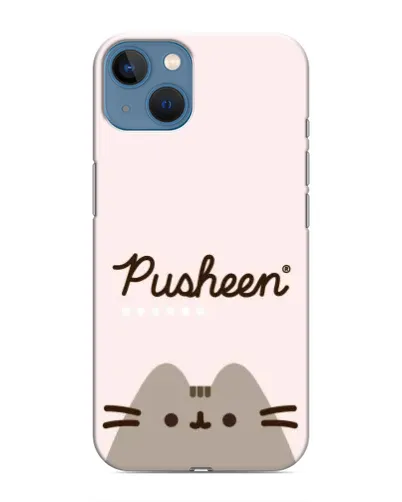 Чехол для iPhone 13 Mini с картинкой «Pusheen логотип» Чехол для iPhone 13 Mini с картинкой «Pusheen логотип»