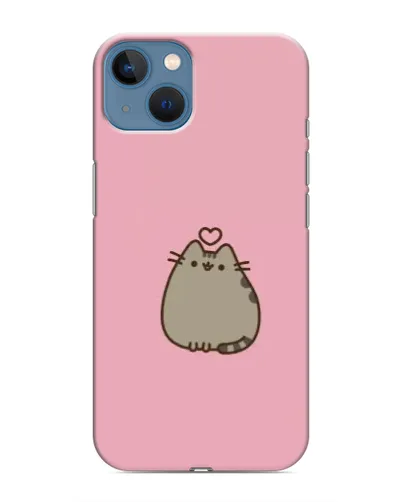 Чехол для iPhone 13 Mini с картинкой «Pusheen сердце» Чехол для iPhone 13 Mini с картинкой «Pusheen сердце»