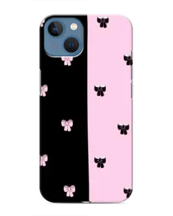 Чехол для iPhone 13 Mini с картинкой «Контрастные банты»