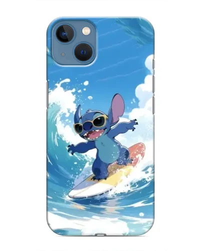 Чехол для iPhone 13 Mini с картинкой «Стич на волне» Чехол для iPhone 13 Mini с картинкой «Стич на волне»