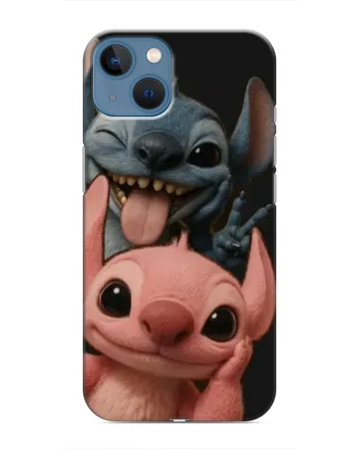 Чехол для iPhone 13 Mini с картинкой «Стич и Ангел» Чехол для iPhone 13 Mini с картинкой «Стич и Ангел»