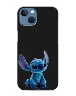 Чехол для iPhone 13 Mini с картинкой «Стич на черном»