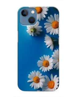 Чехол для iPhone 13 Mini с картинкой «Белоснежные маргаритки»