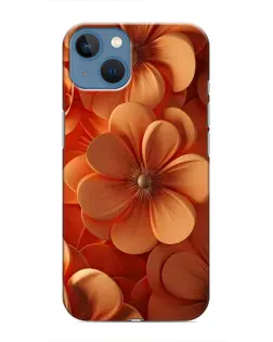 Чехол для iPhone 13 Mini с картинкой «Оранжевый макро цветок»
