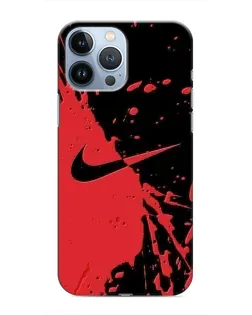 Чехол для iPhone 13 Pro Max с картинкой «Красные брызги Nike» Чехол для iPhone 13 Pro Max с картинкой «Красные брызги Nike»