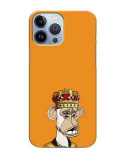 Чехол для iPhone 13 Pro Max с картинкой «Золотая обезьяна Bored Ape» Чехол для iPhone 13 Pro Max с картинкой «Золотая обезьяна Bored Ape»