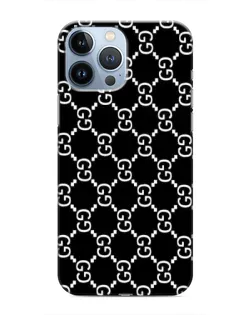 Чехол для iPhone 13 Pro Max с картинкой «Gucci — сетчатый паттерн» Чехол для iPhone 13 Pro Max с картинкой «Gucci — сетчатый паттерн»