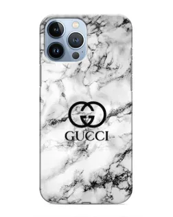 Чохол для iPhone 13 Pro Max з картинкою «Gucci — мармуровий шик»
