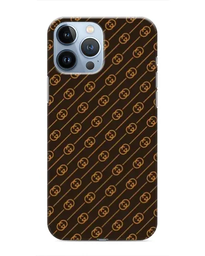 Чохол для iPhone 13 Pro Max з картинкою «Gucci — золоті діагоналі» Чохол для iPhone 13 Pro Max з картинкою «Gucci — золоті діагоналі»