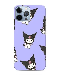 Чехол для iPhone 13 Pro Max с картинкой «Паттерн с Kuromi» Чехол для iPhone 13 Pro Max с картинкой «Паттерн с Kuromi»
