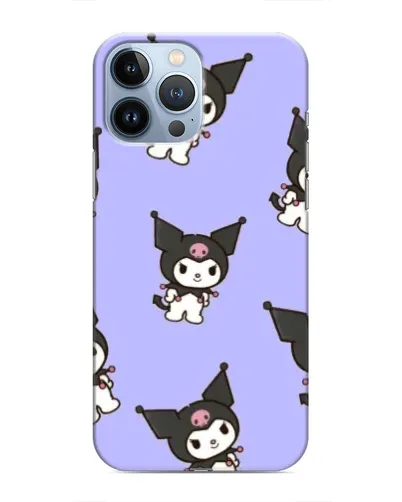 Чехол для iPhone 13 Pro Max с картинкой «Паттерн с Kuromi» Чехол для iPhone 13 Pro Max с картинкой «Паттерн с Kuromi»