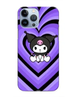 Чехол для iPhone 13 Pro Max с картинкой «Kuromi и фиолетовые сердца» Чехол для iPhone 13 Pro Max с картинкой «Kuromi и фиолетовые сердца»