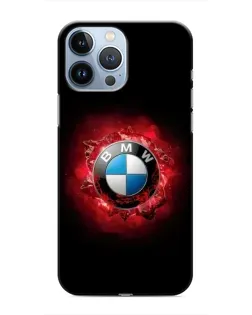 Чехол для iPhone 13 Pro Max с картинкой «Логотип BMW — вспышка»