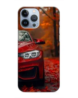 Чехол для iPhone 13 Pro Max с картинкой «Осенняя BMW M4»
