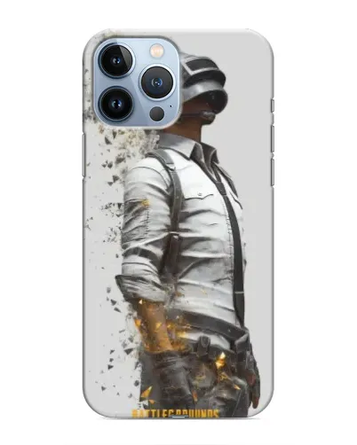 Чехол для iPhone 13 Pro Max с картинкой «PUBG — боец в пыли»