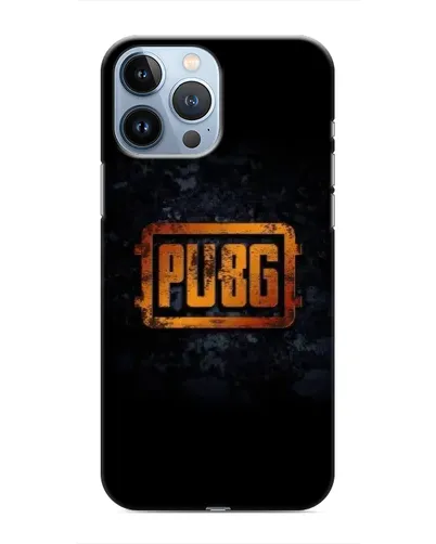 Чехол для iPhone 13 Pro Max с картинкой «PUBG — золотой логотип»