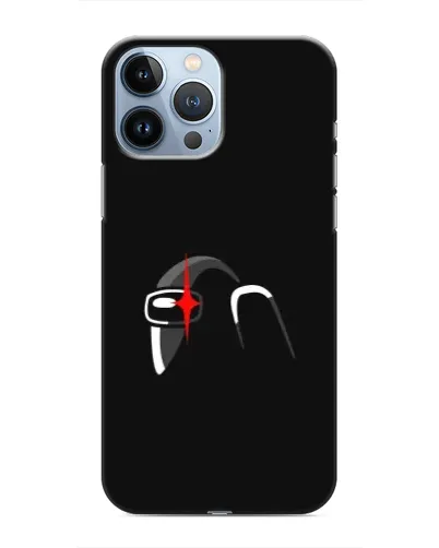 Чехол для iPhone 13 Pro Max с картинкой «Among Us шлем»