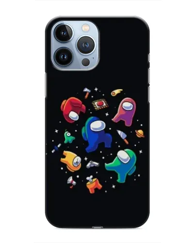 Чехол для iPhone 13 Pro Max с картинкой «Among Us космос»