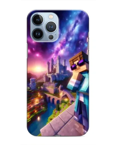 Чехол для iPhone 13 Pro Max с картинкой «Стив и космос» Чехол для iPhone 13 Pro Max с картинкой «Стив и космос»