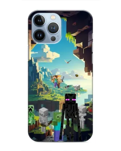 Чехол для iPhone 13 Pro Max с картинкой «Эндермен в лесу» Чехол для iPhone 13 Pro Max с картинкой «Эндермен в лесу»