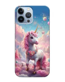 Чехол для iPhone 13 Pro Max с картинкой «Единорог среди облаков»