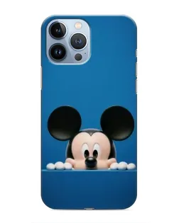 Чехол для iPhone 13 Pro Max с картинкой «Микки выглядывает»