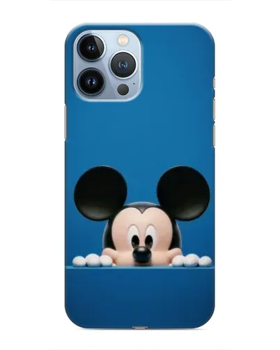 Чехол для iPhone 13 Pro Max с картинкой «Микки выглядывает»