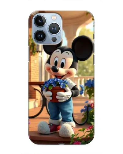 Чехол для iPhone 13 Pro Max с картинкой «Микки садовод»
