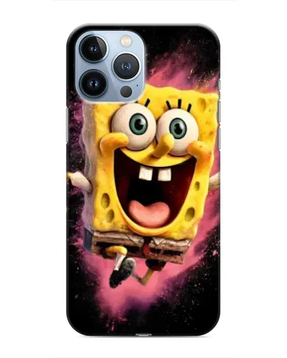 Чохол для iPhone 13 Pro Max з картинкою «Вибуховий Спанч Боб»