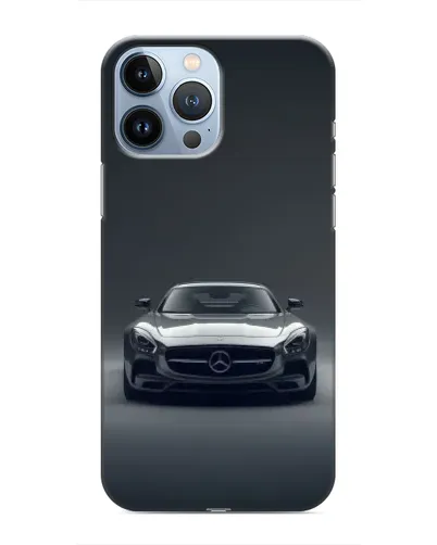 Чехол для iPhone 13 Pro Max с картинкой «Mercedes на черном»