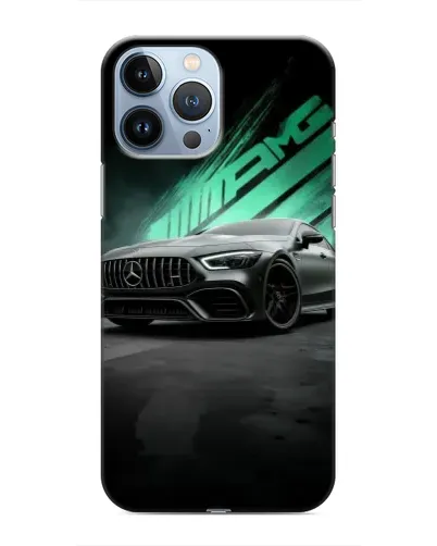 Чехол для iPhone 13 Pro Max с картинкой «Темный Mercedes AMG»