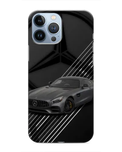 Чехол для iPhone 13 Pro Max с картинкой «Mercedes AMG — графика»