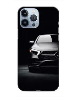 Чехол для iPhone 13 Pro Max с картинкой «Свет фар Mercedes»