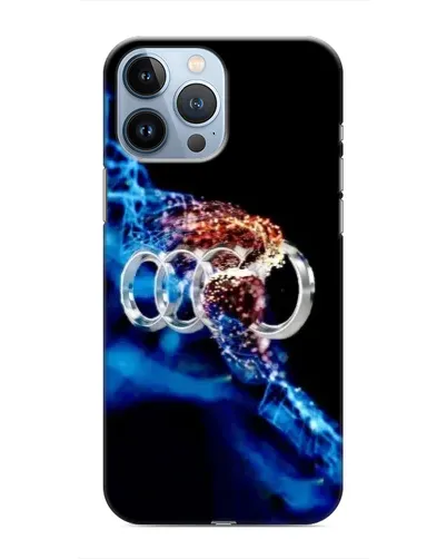 Чехол для iPhone 13 Pro Max с картинкой «Энергия лого Audi»