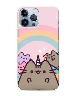 Чехол для iPhone 13 Pro Max с картинкой «Единорог Pusheen»