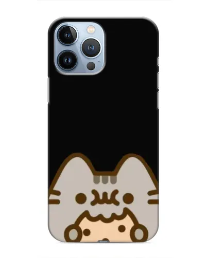 Чехол для iPhone 13 Pro Max с картинкой «Пушин на черном» Чехол для iPhone 13 Pro Max с картинкой «Пушин на черном»