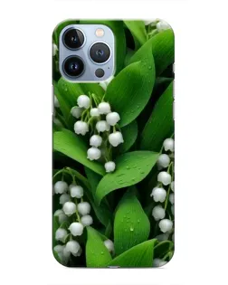 Чехол для iPhone 13 Pro Max с картинкой «Ландыши в зелени»