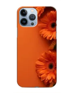 Чехол для iPhone 13 Pro Max с картинкой «Оранжевые герберы»