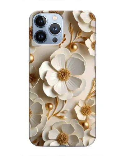 Чехол для iPhone 13 Pro Max с картинкой «Белие бумажние цвети» Чехол для iPhone 13 Pro Max с картинкой «Белие бумажние цвети»