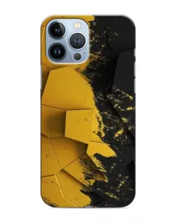 Чехол для iPhone 13 Pro Max с картинкой «Золотые осколки геометрии»