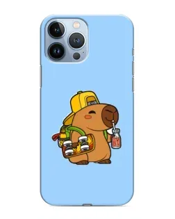 Чехол для iPhone 13 Pro Max с картинкой «Капибара на скейте» Чехол для iPhone 13 Pro Max с картинкой «Капибара на скейте»