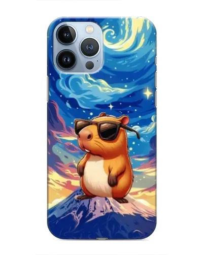 Чехол для iPhone 13 Pro Max с картинкой «Капибара Ван Гога»