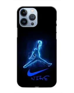 Чохол для iPhone 13 Pro з картинкою «Jordan Neon Blue»