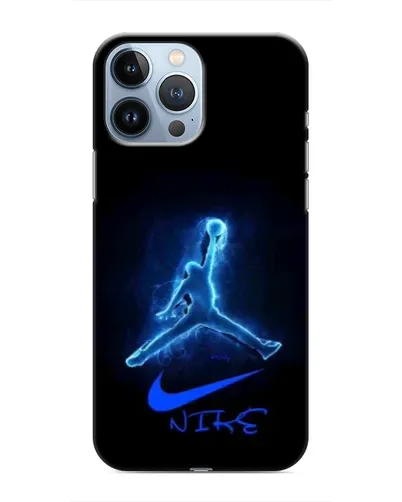 Чохол для iPhone 13 Pro з картинкою «Jordan Neon Blue» Чохол для iPhone 13 Pro з картинкою «Jordan Neon Blue»