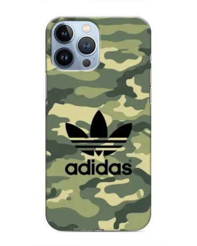 Чохол для iPhone 13 Pro з картинкою «Мілітарі стиль Adidas»
