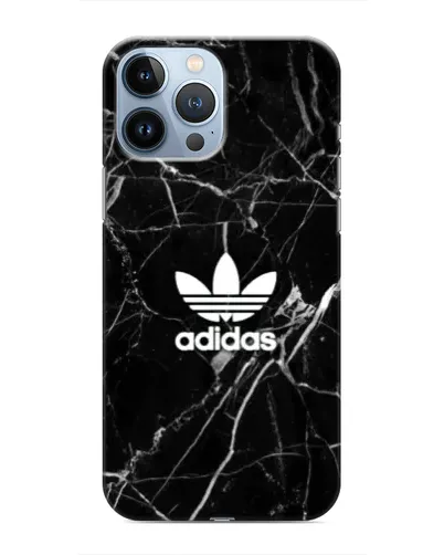 Чохол для iPhone 13 Pro з картинкою «Білий мармур Adidas»