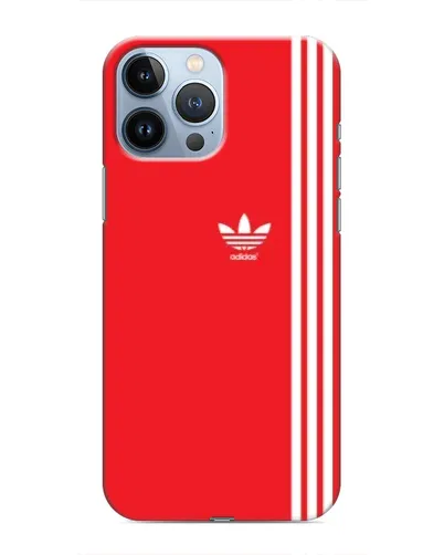 Чохол для iPhone 13 Pro з картинкою «Червоний мінімалізм Adidas»