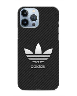 Чохол для iPhone 13 Pro з картинкою «Adidas Карбонова текстура»